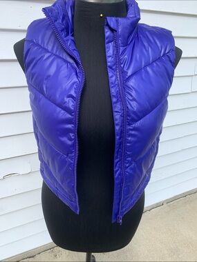 Xersion Purple Puffer Vest
